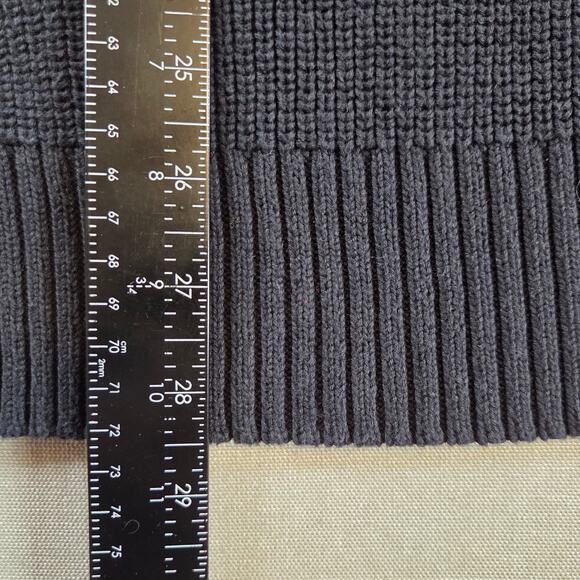 Calvin Klein Navy 1/4 Zip Cotton Sweater Men’s XL (Fits Like Large) - Picture 6 of 12